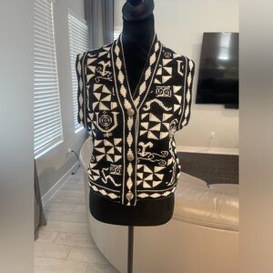 Vintage Nils 100% wool vest S